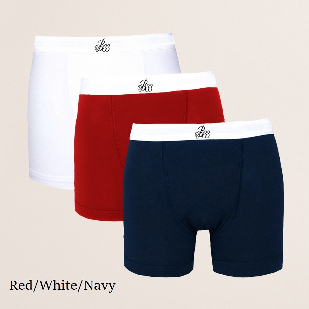 Bee Inspired B33 Boxer Shorts Triple Packカラー写真02