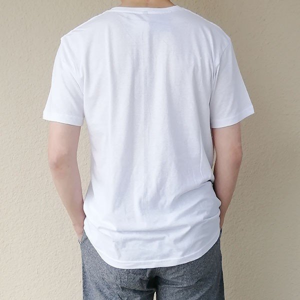 メンズ 半袖 Tシャツ 綿100％ 天竺 V首 Vネックカラー写真02